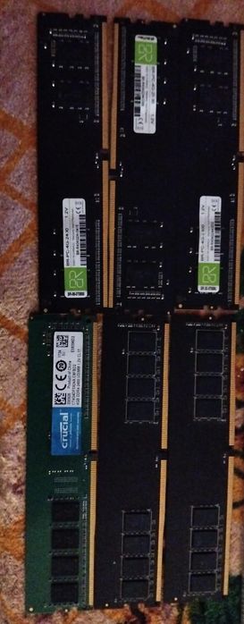 4gb  DDR4 ОЗУ 5 плашек