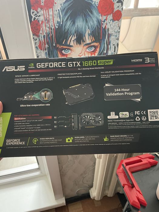Видеокарта GTX 1660 super 6GB