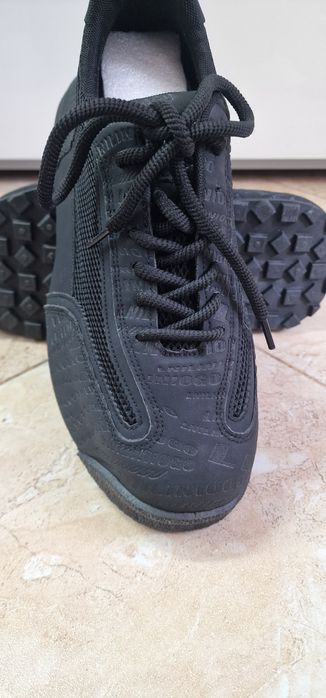 Дизайнерски  мъжки  обувки от кожа и плат