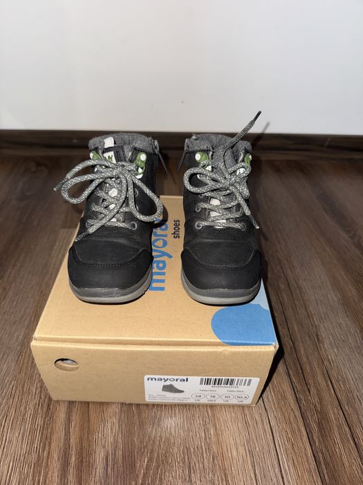 Bocanci Copil Mayoral Nr 28 Negru/ Gri