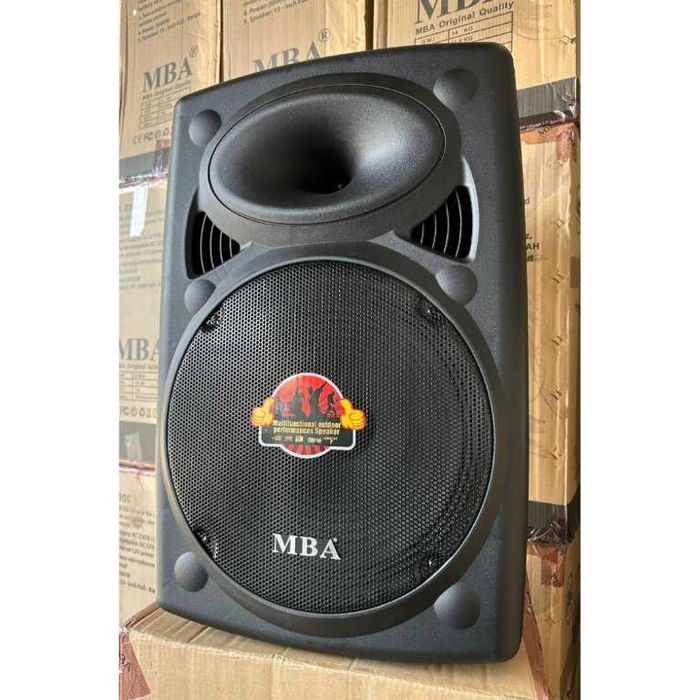 15'' Мощна караоке тонколона MBA F-15W с акумулатор, Bluetooth, FM,