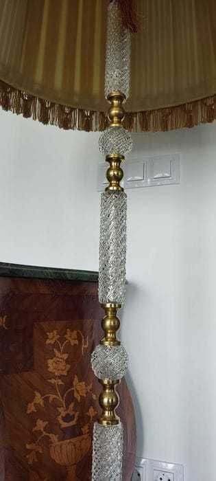 Vintage подова кристална лампа