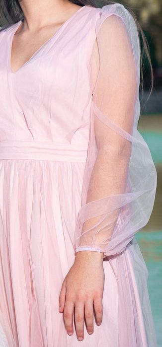 Рокля в розово размер С