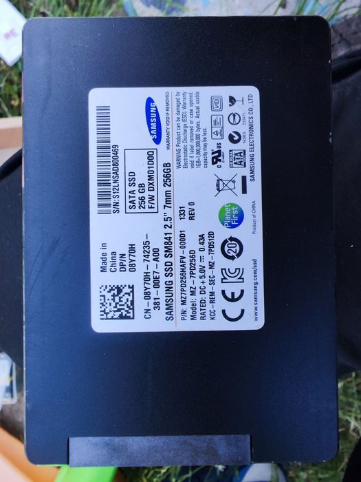Samsung SSD 256GB/