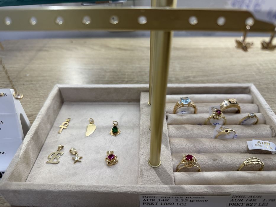 Bijuterii aur 14 K 450 lei gramul