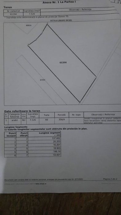 Vând teren Băcia pentru casă, sist. fotovoltaic, parcelare,pensiune,