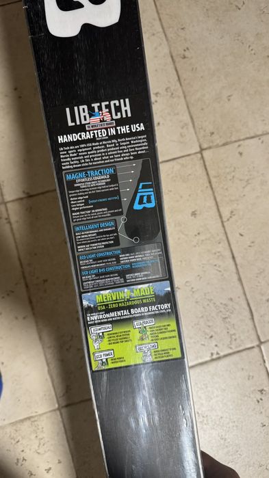 Чисто нови ски Lib Tech BACKWARDS 166