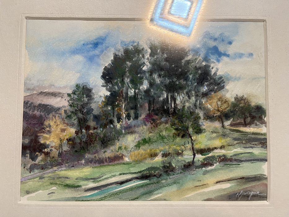 Tablou pictor interbelic roman Nicolae Popa