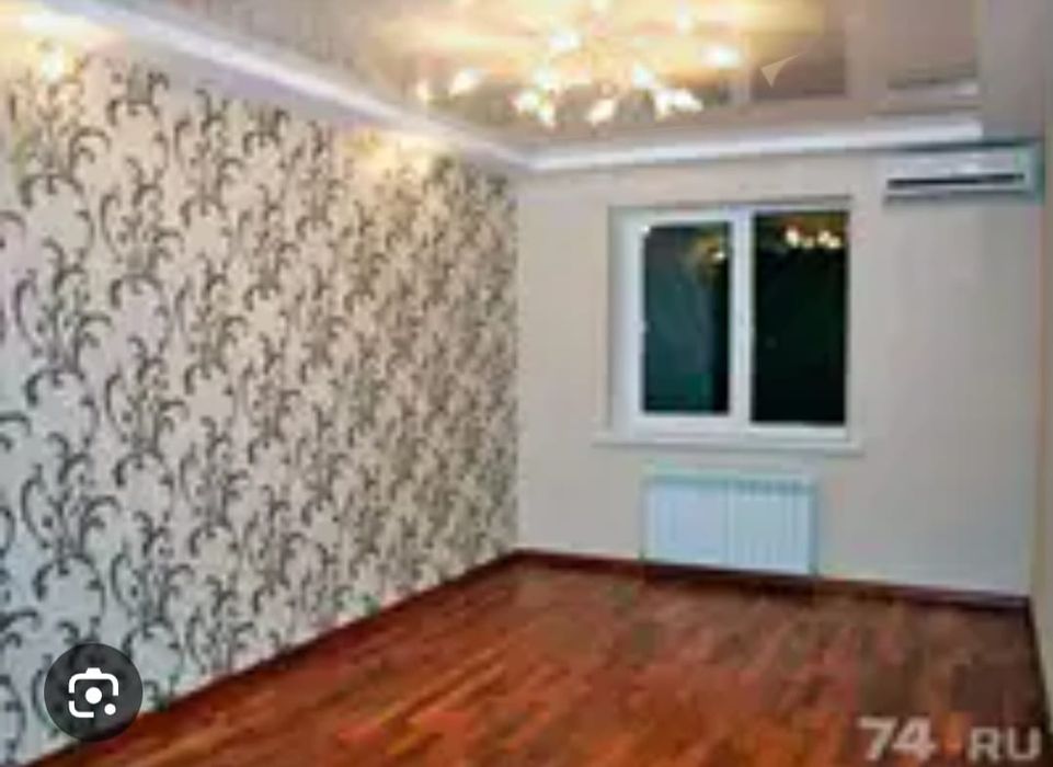 Клеим обои, делаем левкас