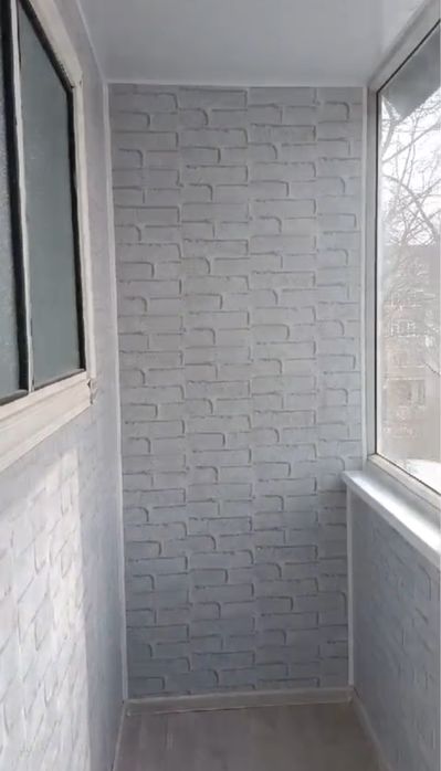 Обшивка балкона декор панелью
