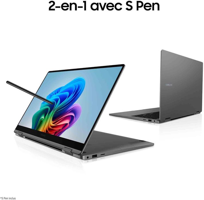 Samsung galaxy book5 360 15.6", copilot+pc, лаптоп с изкуствен интелек