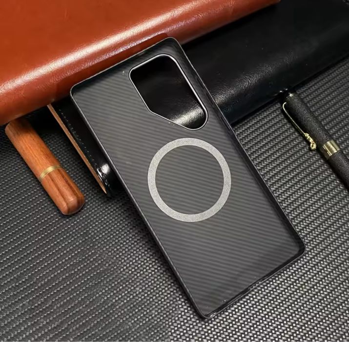 Husa Imitatie Carbon Magsafe Ultra Slim - Samsung S25 ULTRA