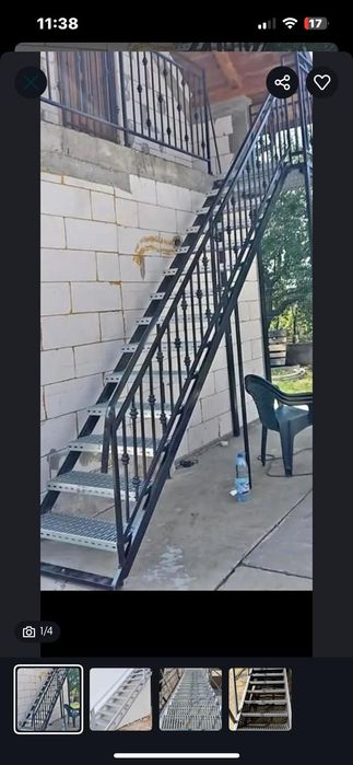 Scari zincate pe comanda