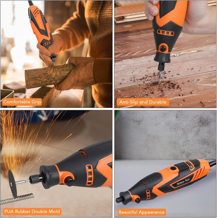 Unealtă multifuncțională cu 212 Accesorii 135W, Livrare Gratuita