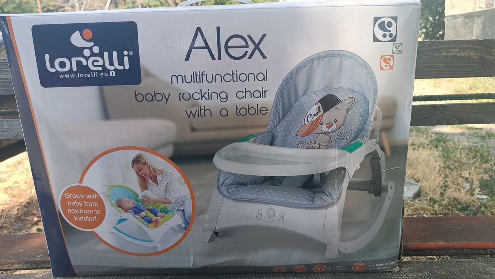 Мултифункционален бебешки шезлонг Lorelli Alex 3 в 1