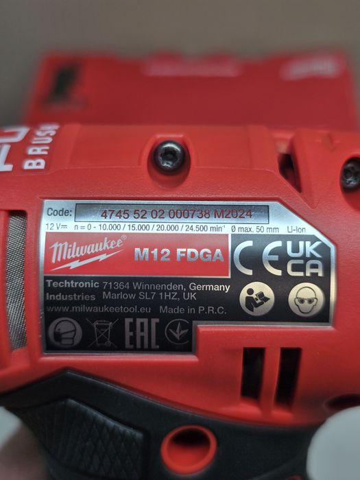Акумулаторен шлайф Milwaukee M12 FDGA-0