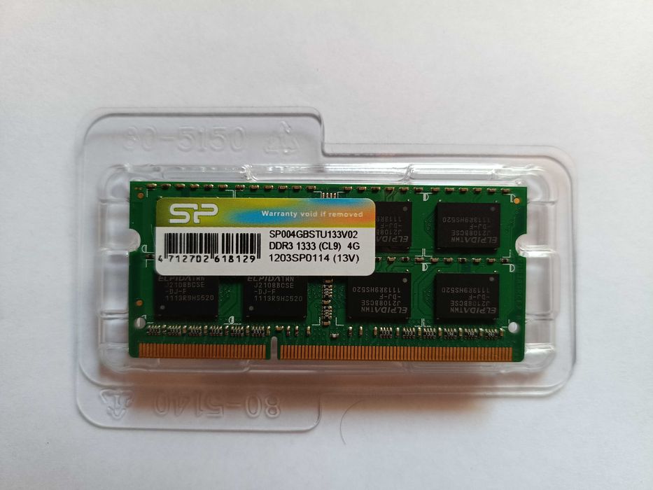 Memorie RAM Laptop SODIMM Silicon Power ELPIDA DDR3 1x4GB, 1333MHz