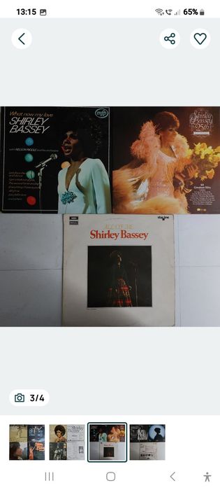 Shirley Bassey vinil