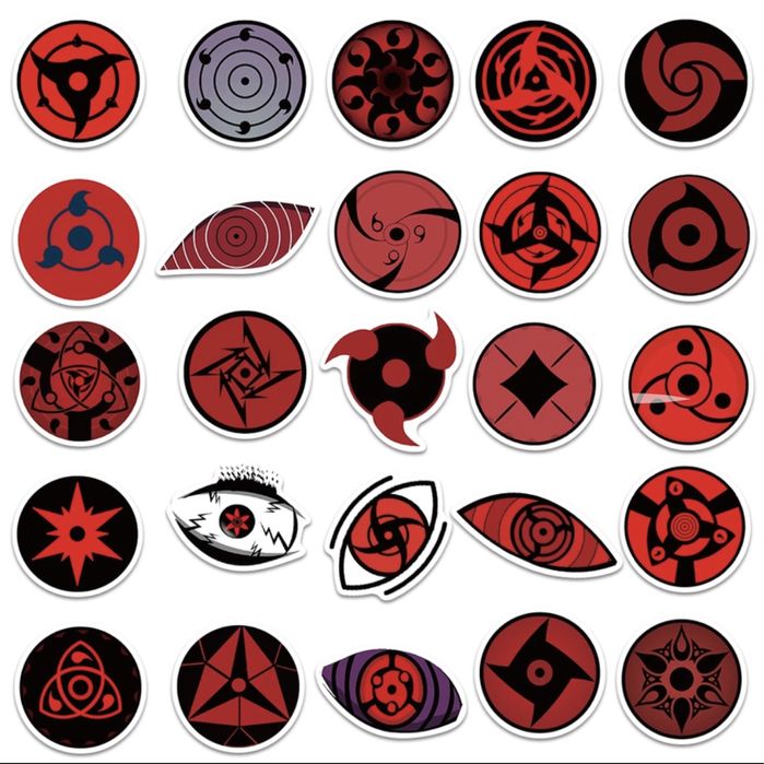 Стикеры “Anime Naruto” для Ноутбук; Скейтборд