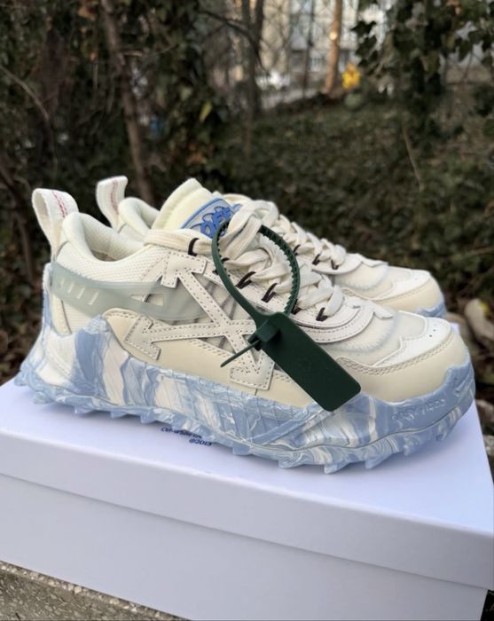 adidasi sneakers off white odsy 1000 blue marble