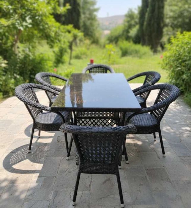 Столы и стулья под ротанг , Rotang Mebel | Toqilgan Mebel | Ротанг