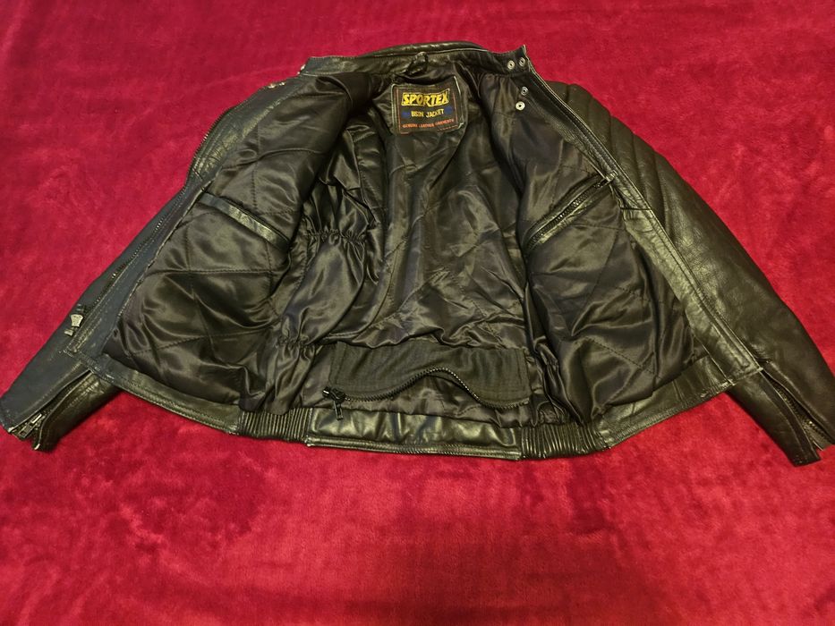 Мъжко кожено яке за мотор