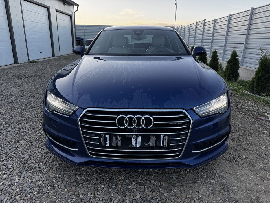 Bara fata capota faruri audi a7 2016 facelift matrix aripi tragher