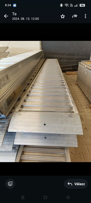 Rampa din aluminiu de 4 m lungime și 50-55 cm lățime