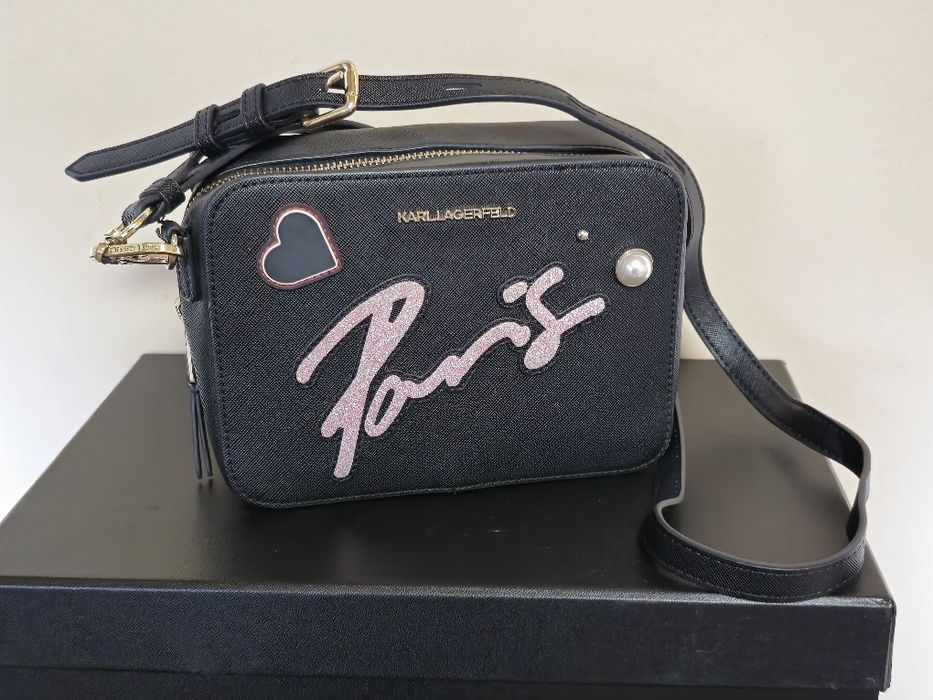 Karl Lagerfeld оригинална дамска чанта тип кросбоди