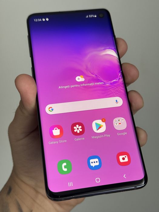 Samsung Galaxy S10, Dual SIM, 128GB, 8GB RAM, 4G, Black Excelent