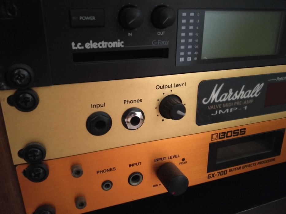 Гитарный рэк Iron Maiden, Megadeth - Marshall + TC Electronics