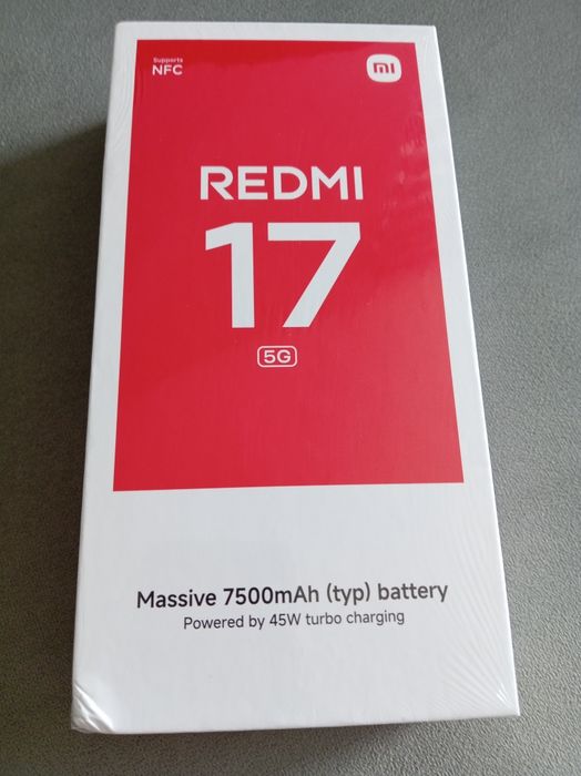 Xiaomi redmi 17 5G! ЗАПЕЧАТАН! ЧИСТО НОВ! ! !