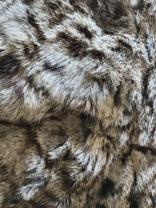 Дамско палто от естествен косъм