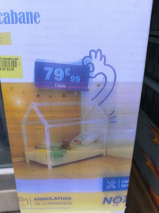 Детско легло монтесори къщичка