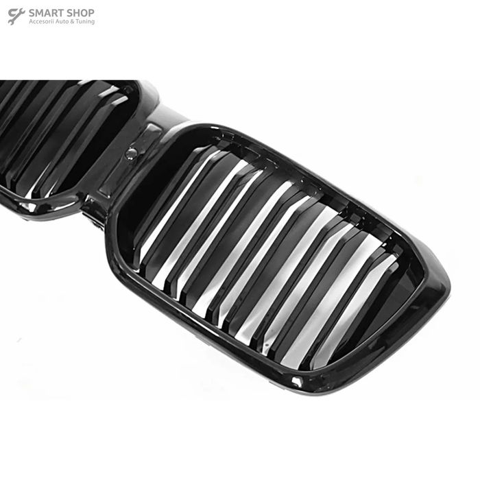 Grila Centrala BMW X3 G01 LCI X4 G02 LCI (2021-2025) Negru Lucios Dubl