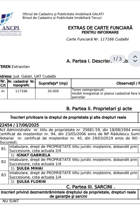 2 Terenuri arabile Cudalbi, Galați 4,5 ha