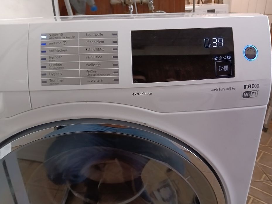 Комбинирана пералня със сушилня  Siemens 10/6кг WI-FI 2години гаранция