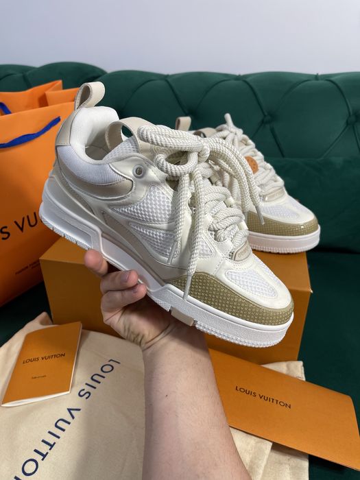 Adidasi Louis Vuitton piele naturala Full Box Premium colectie noua