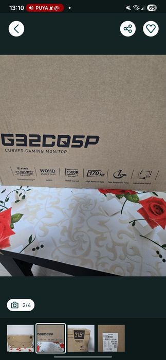 Monitor MSI G32CQ5P