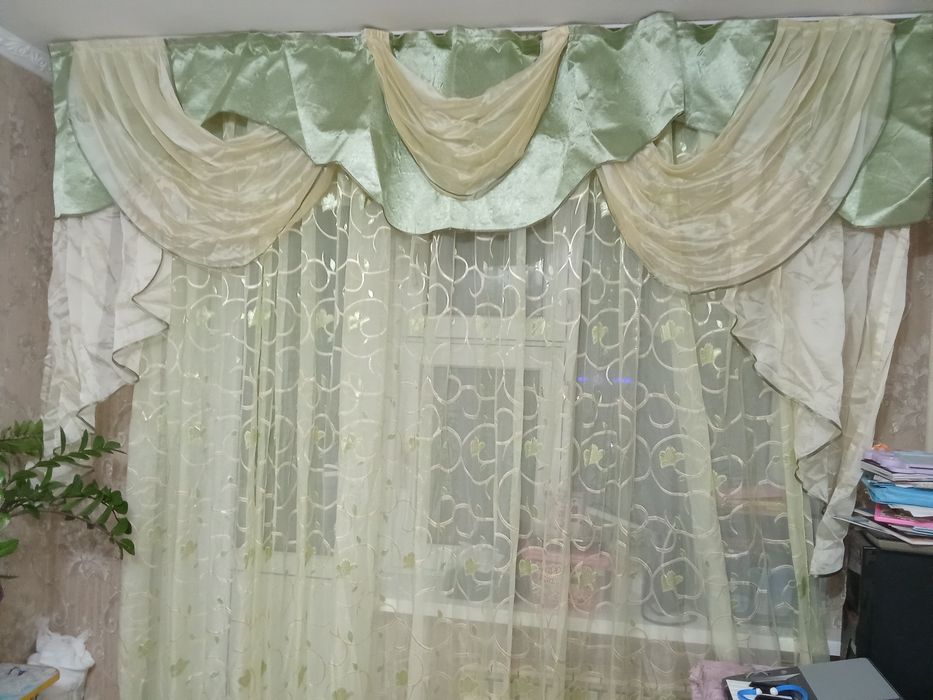Тюль+ламбрекен 3*5метр