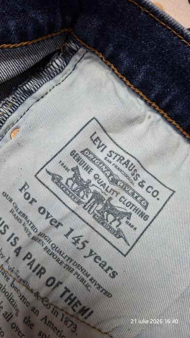 Blugi LEVI'S, Originali, modelul 511,măsura W36L32,albaștri