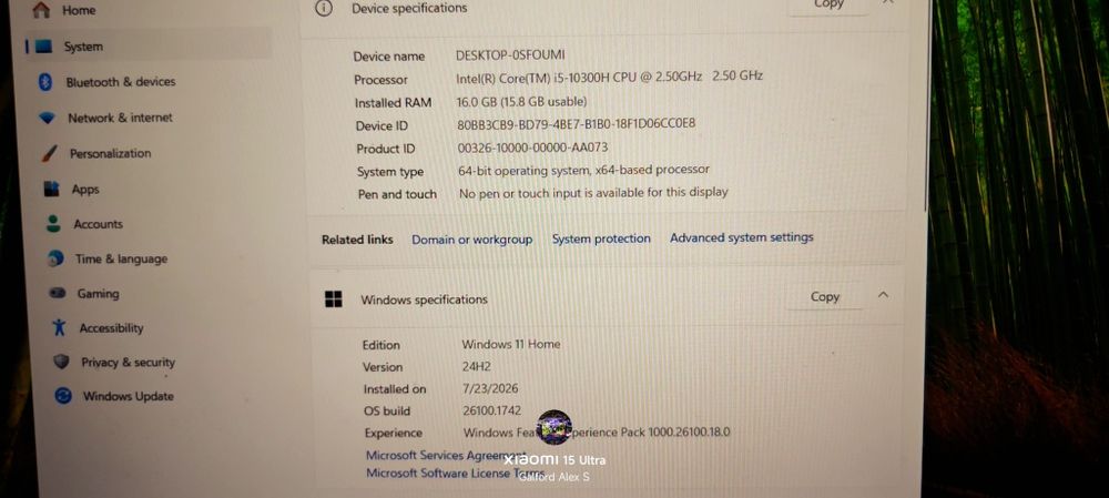 Laptop Gaming Dell g3 3500