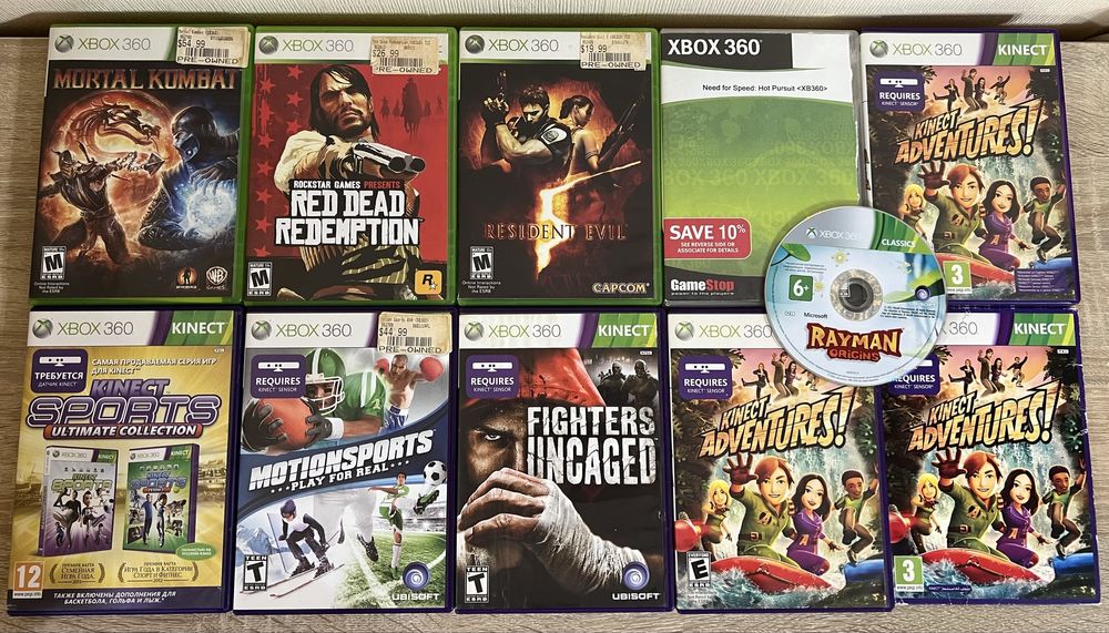 Диски на XBOX 360