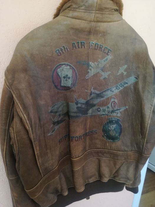 Geaca piele Aviator SPW mărimea xl