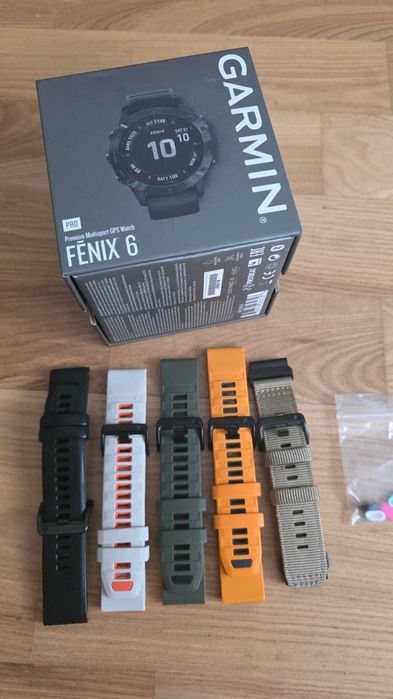 Garmin Fenix 6 PRO, 47mm, full box