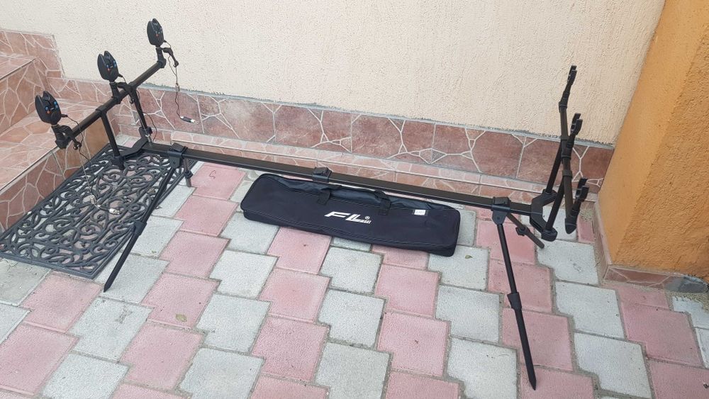 Rod Pod FL Full Echipat 3 Senzori TLI01 + 3 Swingeri Quad Pod FL 158