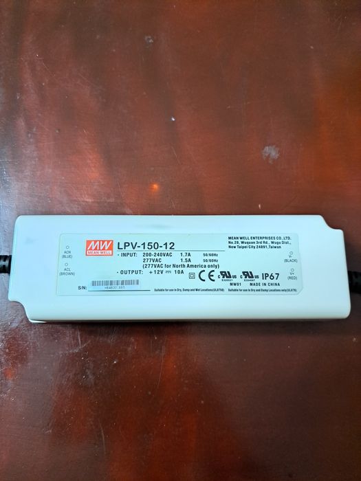 Sursa alimentare instalatii led 12v , 10 A