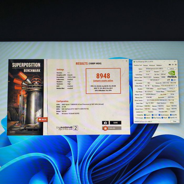vand placa video gtx 1660ti 6gb gddr6 full box la cutie impecabila