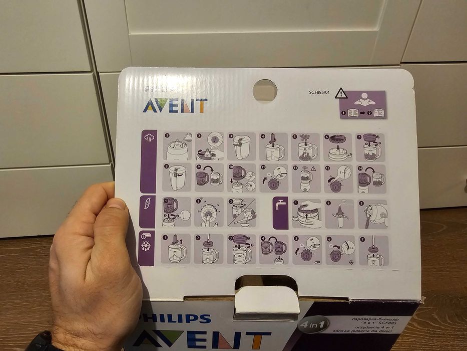 Aparat de gatit cu aburi philips avent 4 in 1