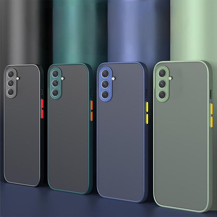 Цветен кейс rock за samsung galaxy a17 тъмно зелен